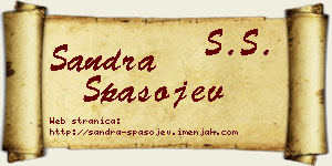 Sandra Spasojev vizit kartica
